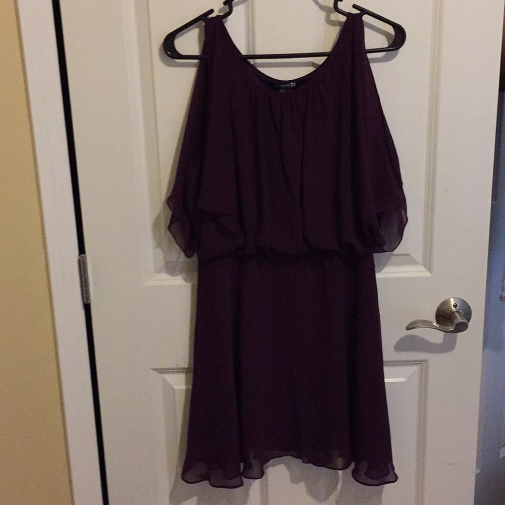 Purple Flowy Dress